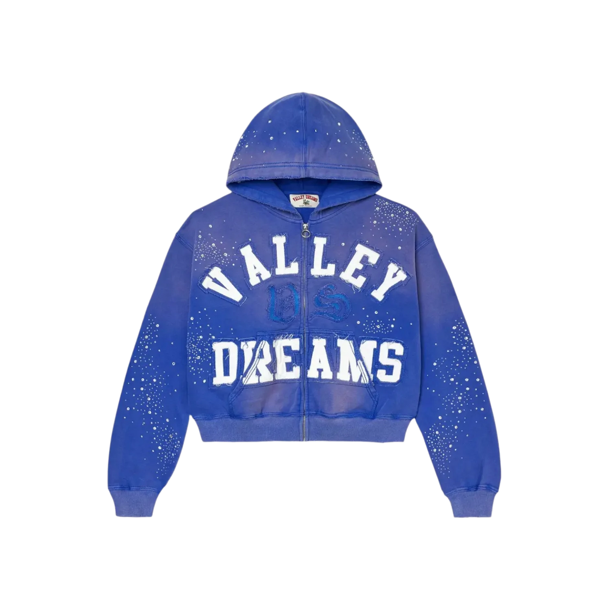 Vale Forever Classico Zip Up Hoodie Sapphire