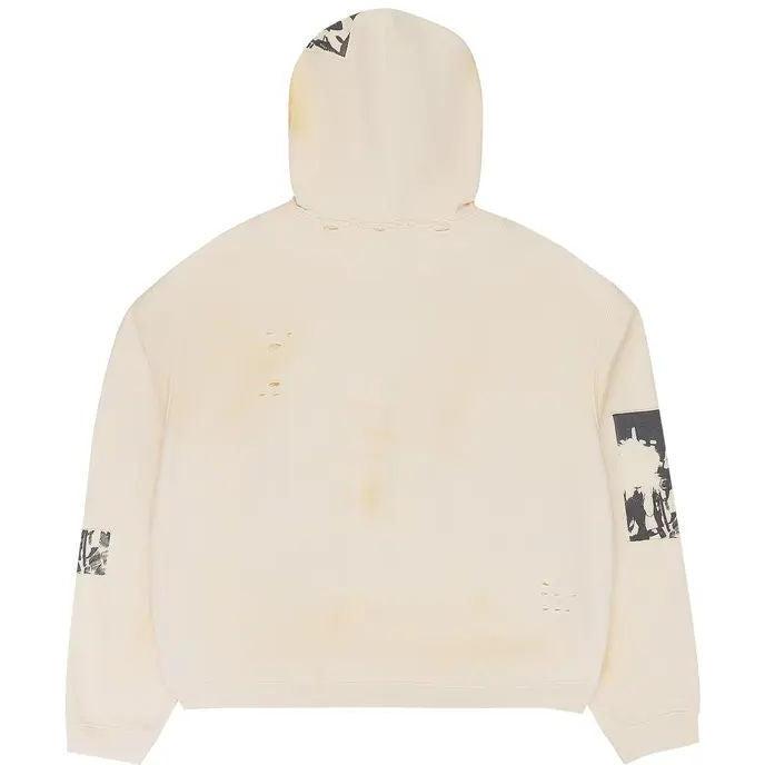 Birth Of Royal Child Flashlight Zip Up Hoodie Cream
