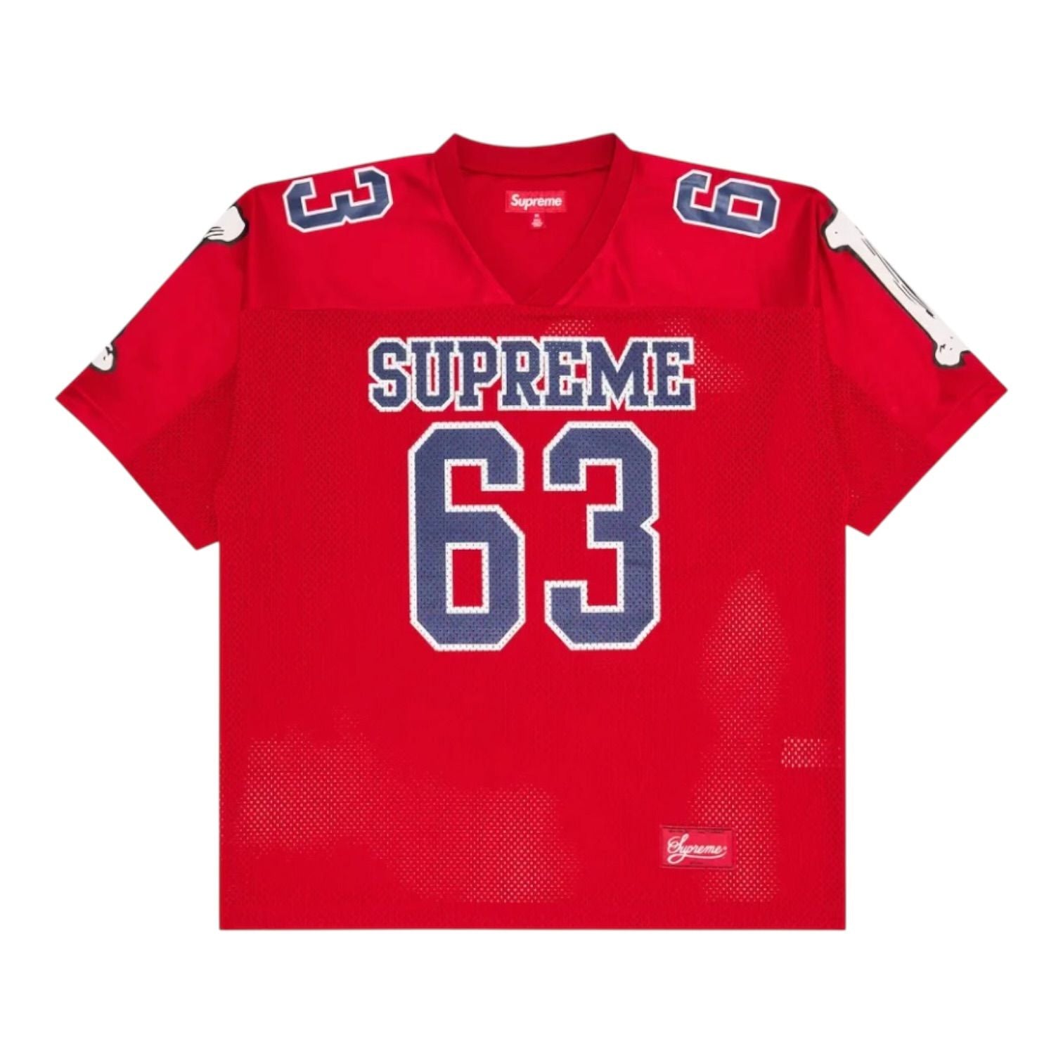 Supreme Bones Football Jersey Red