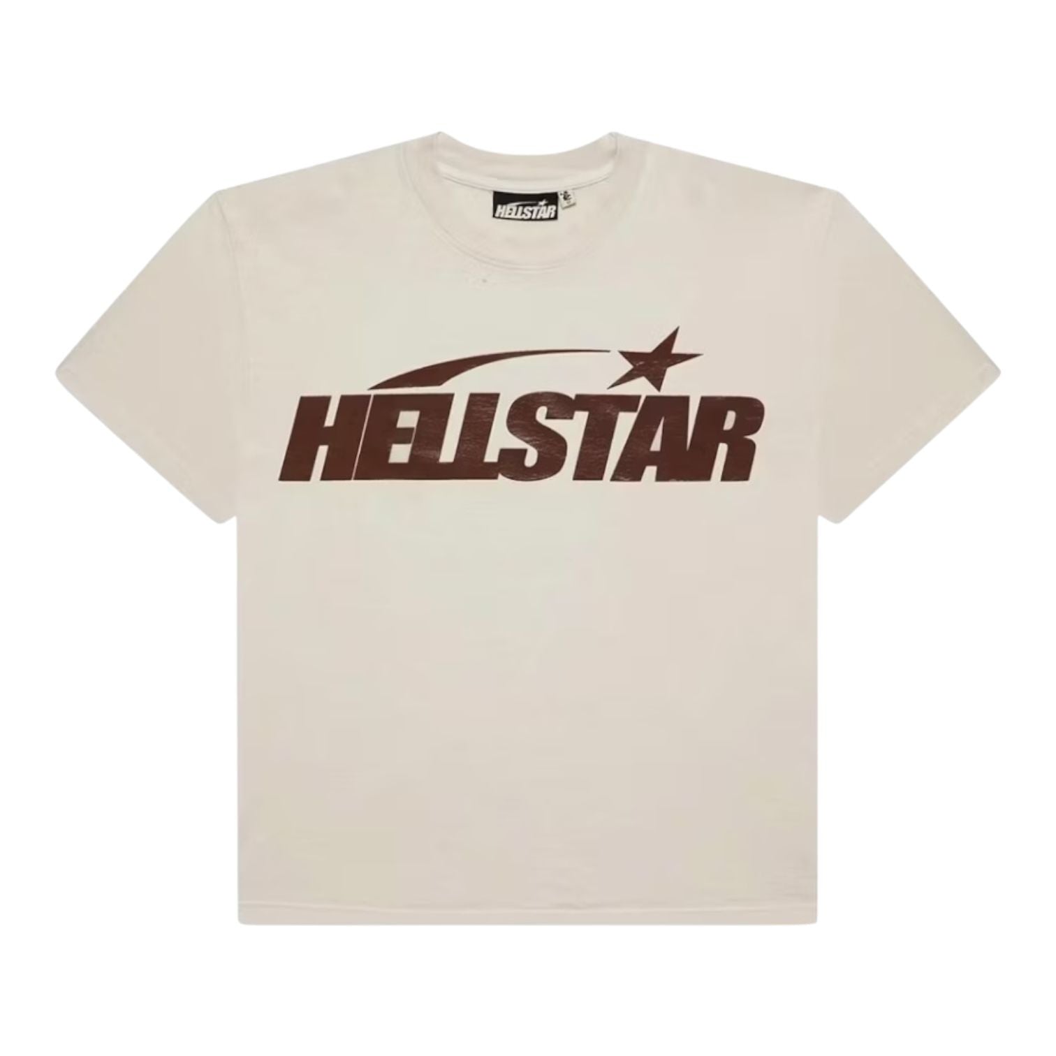 Hellstar Classic T-shirt (Regular Print) White/Brown