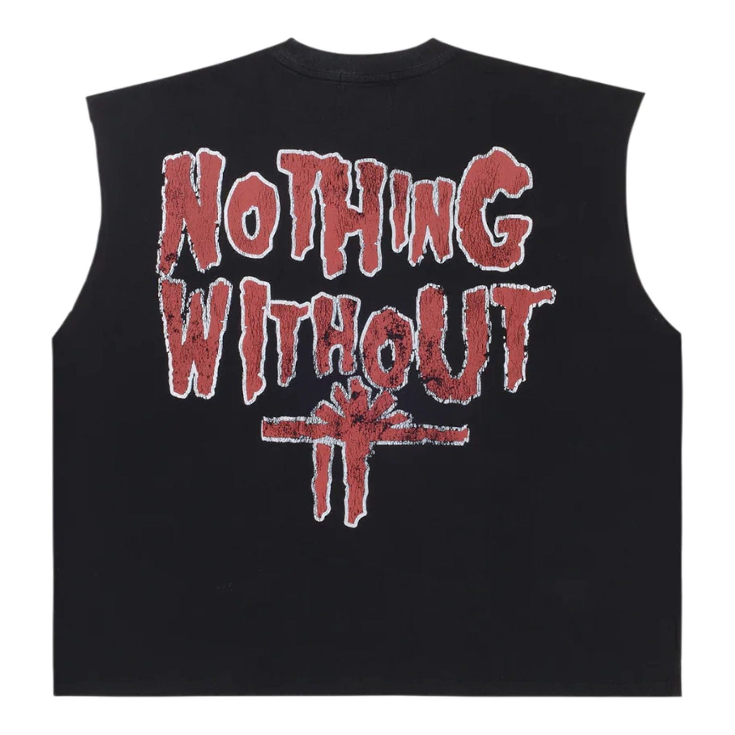 Vertabrae Fever Tank Top Black