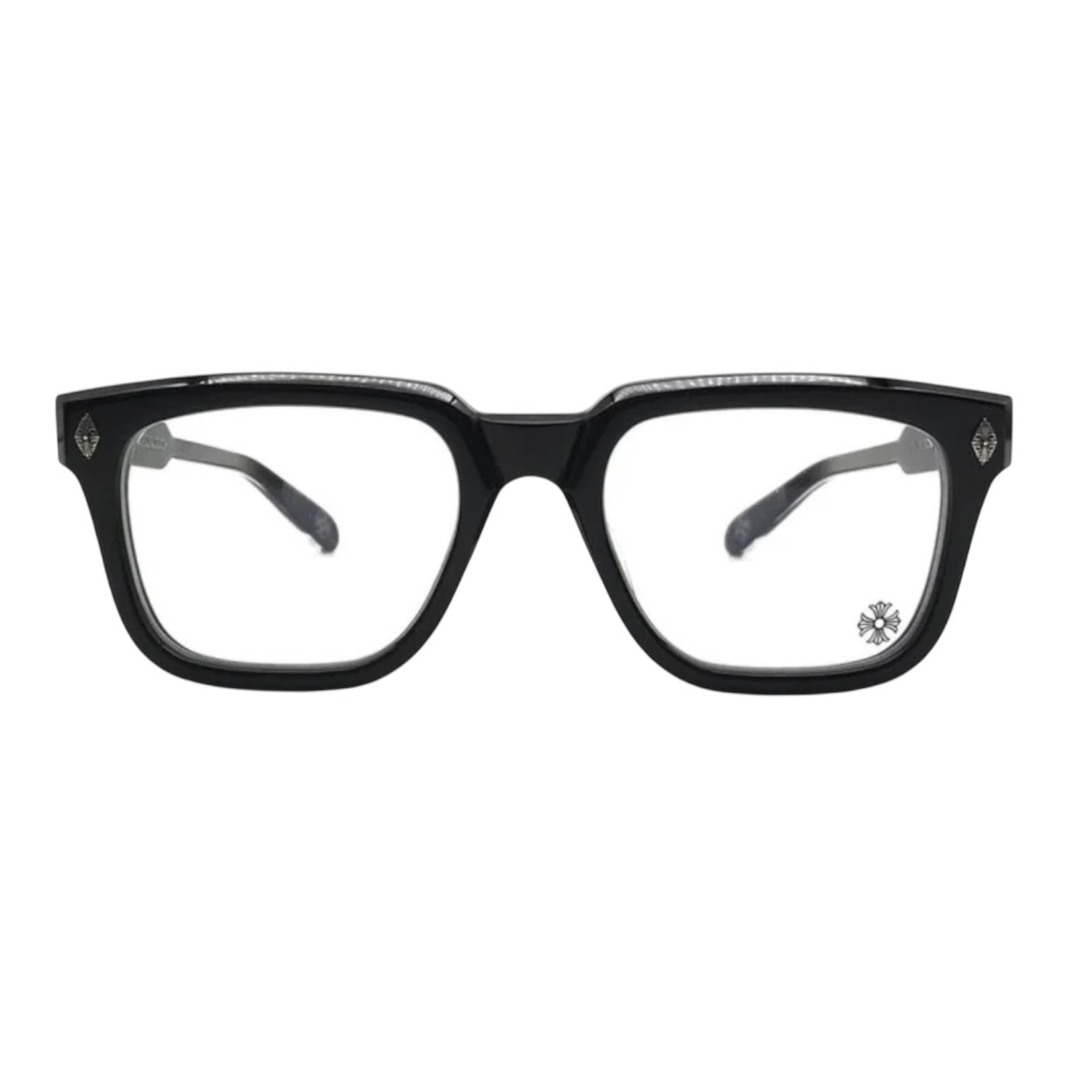 Chrome Hearts Ambidixtrous Black/Sterling Silver Plated Glasses
