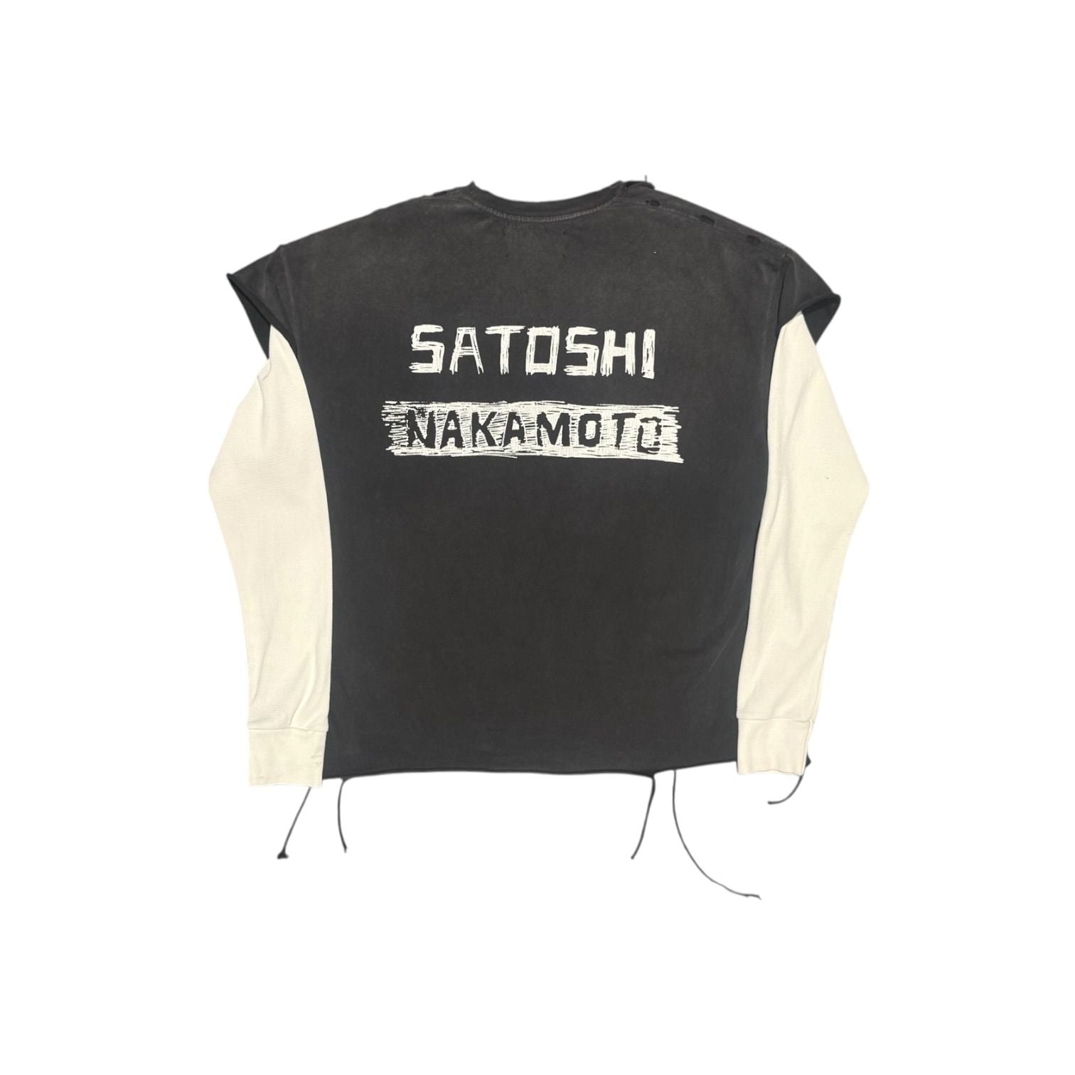 Satoshi Nakamoto Anarchy Thermal Vintage Black