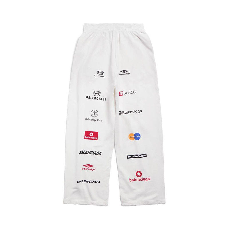 Balenciaga Top League Baggy Sweatpants White