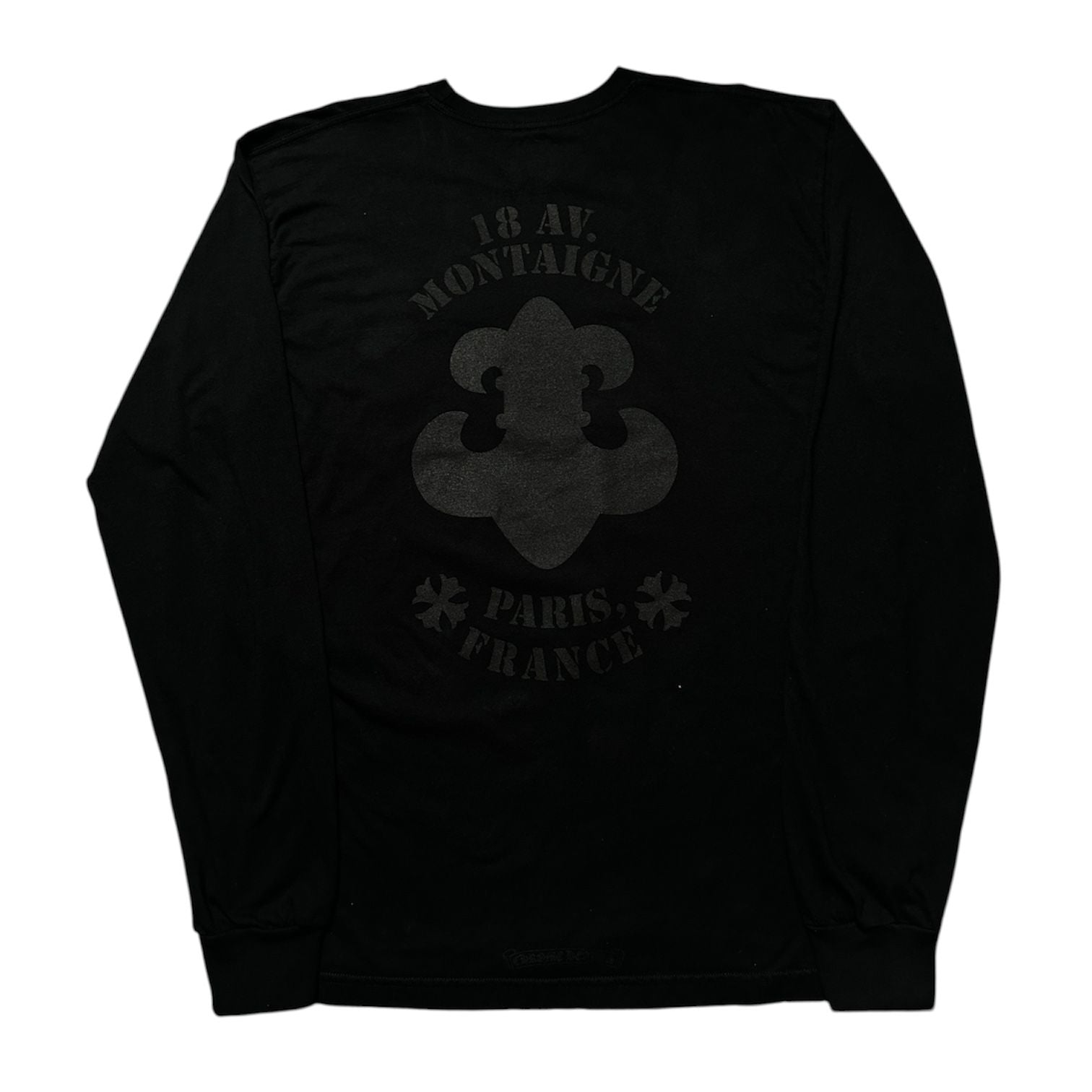 Chrome Hearts Paris Exclusive Fleur Long-Sleeve T-Shirt Black