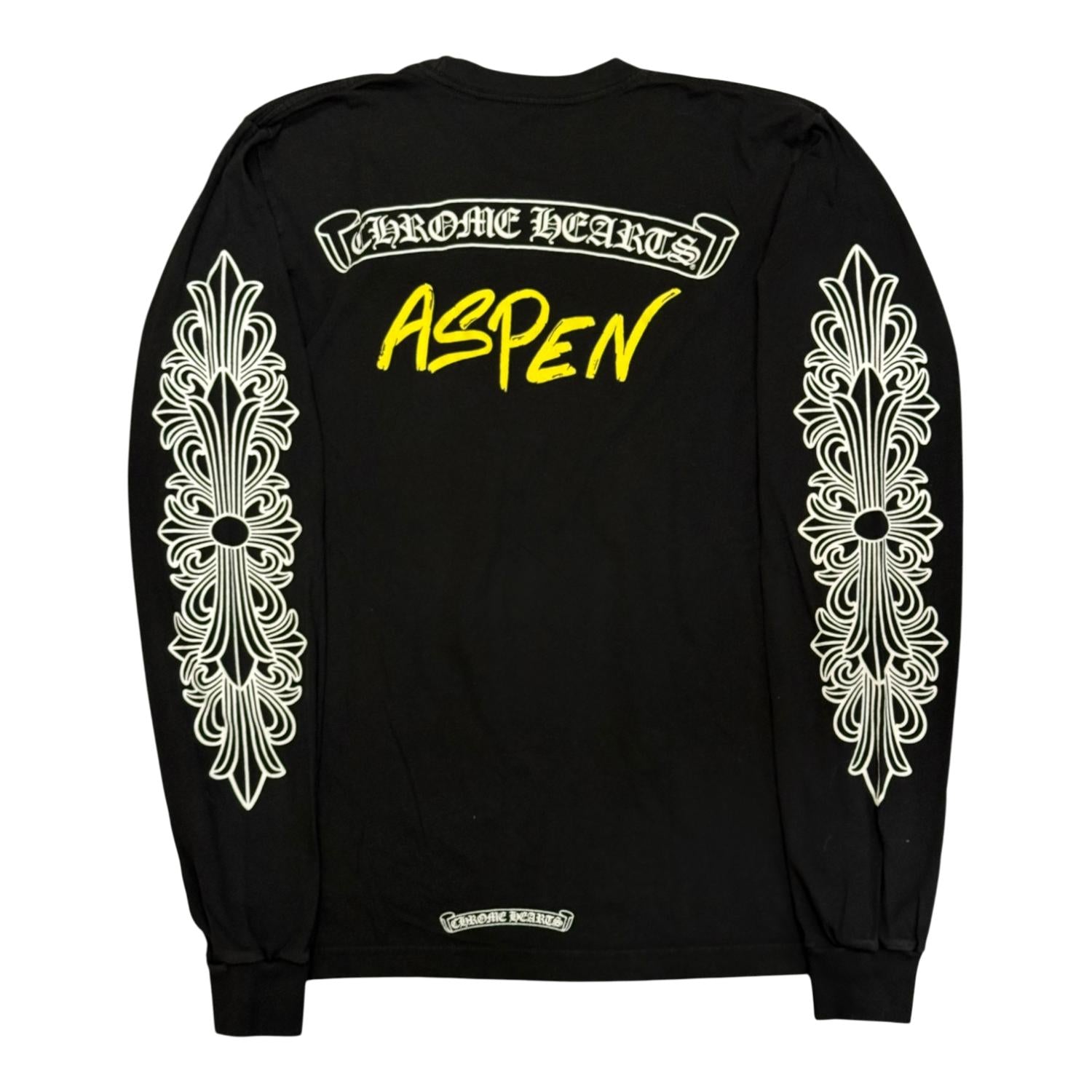 Chrome Hearts Matty Boy Aspen Floral L/S T-shirt Black