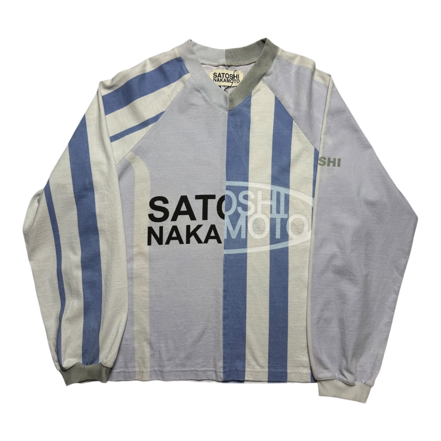 Satoshi Nakamoto Reconstructed Panel Long Sleeve