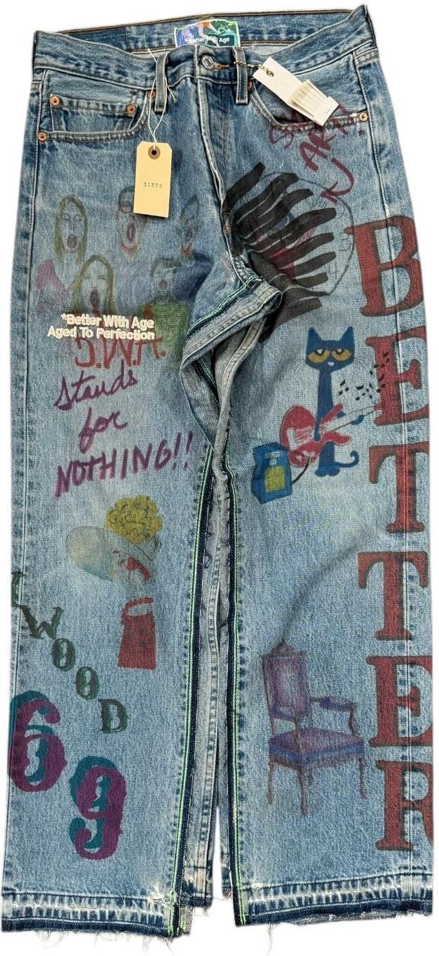 Better With Age Harrison Double-Wide Denim Multi #1