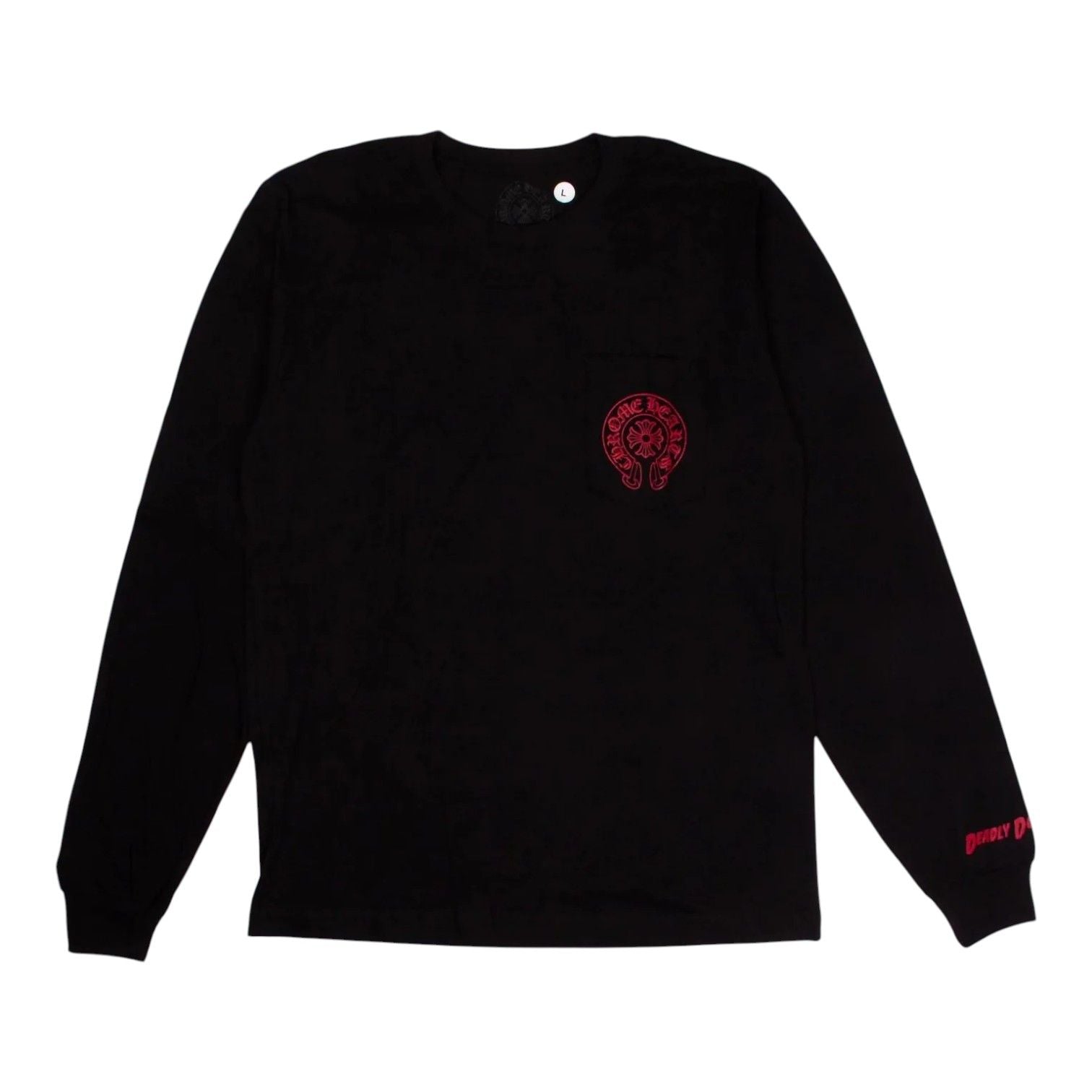Chrome Hearts Deadly Doll Fire Of Love Long sleeve Black