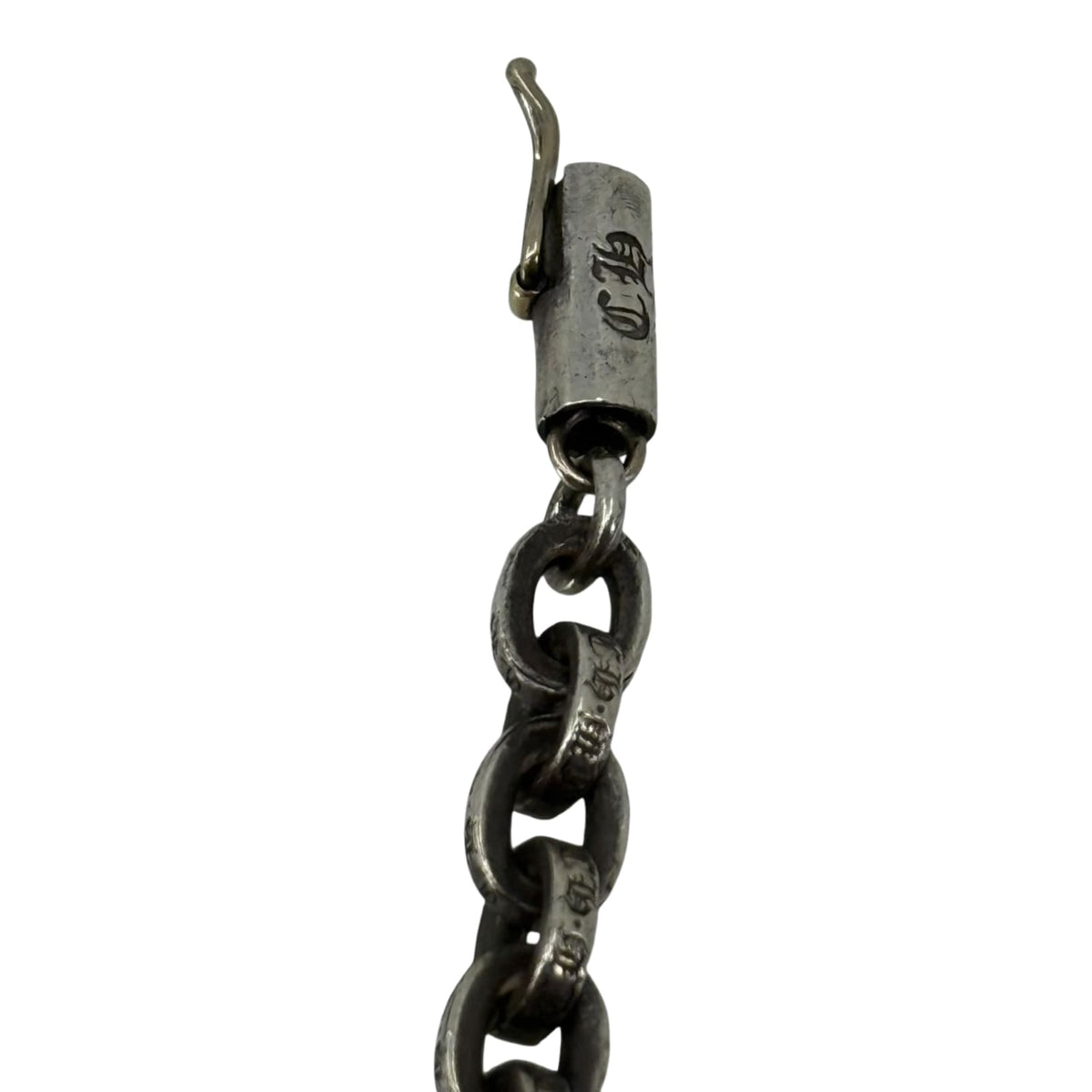 Chrome Hearts Silver Paper Chain Bracelet - 7 Inches