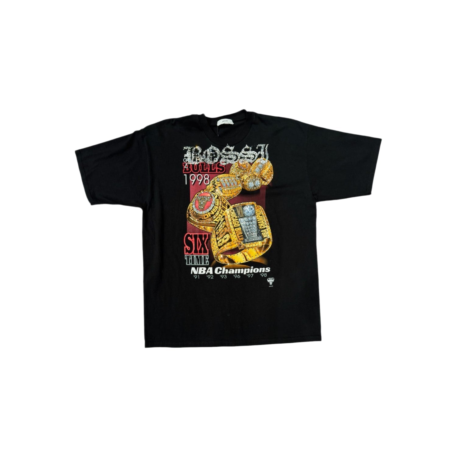 Bossi 1998 Chicago Bulls Champs T-Shirt