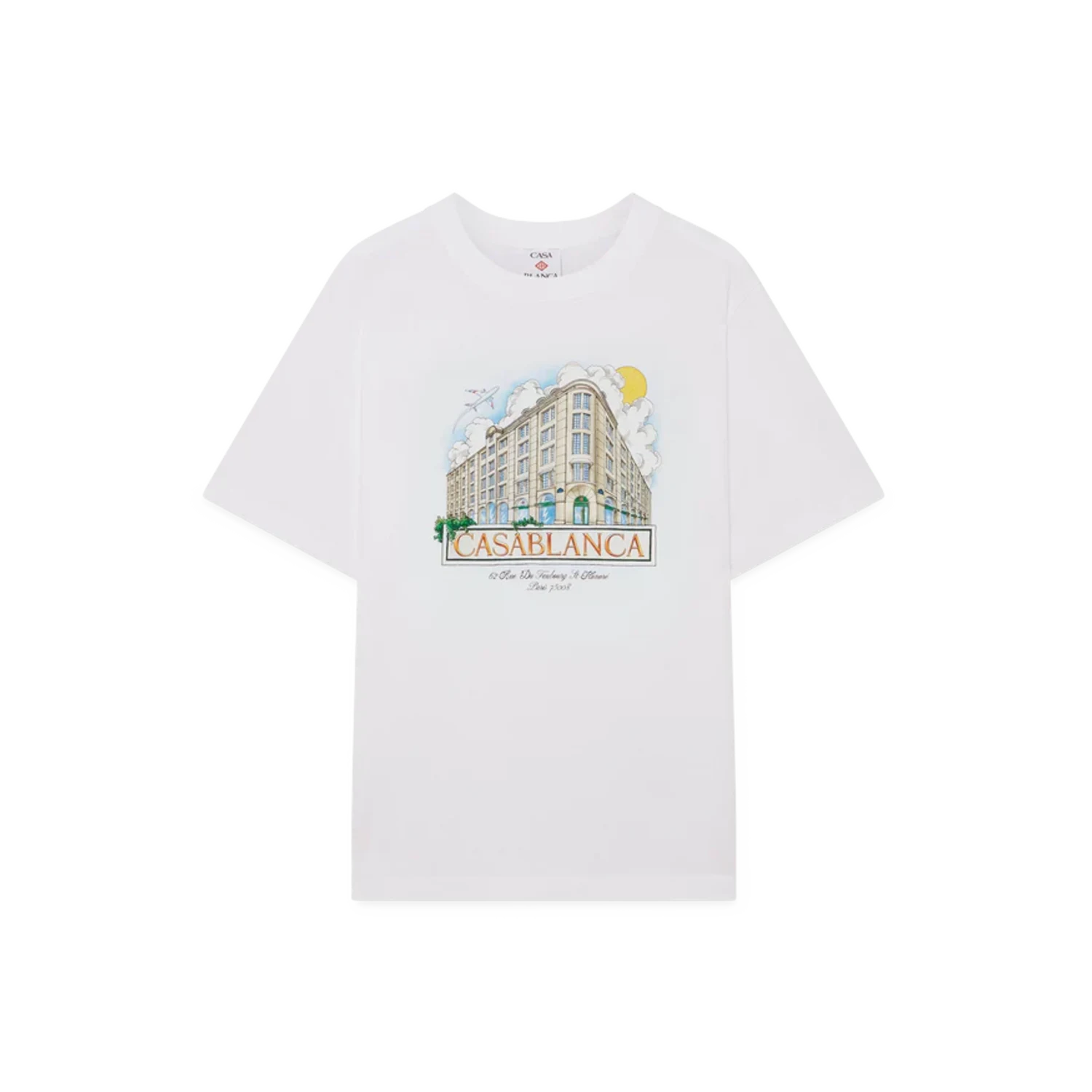 Casablanca Paris Store T-Shirt White