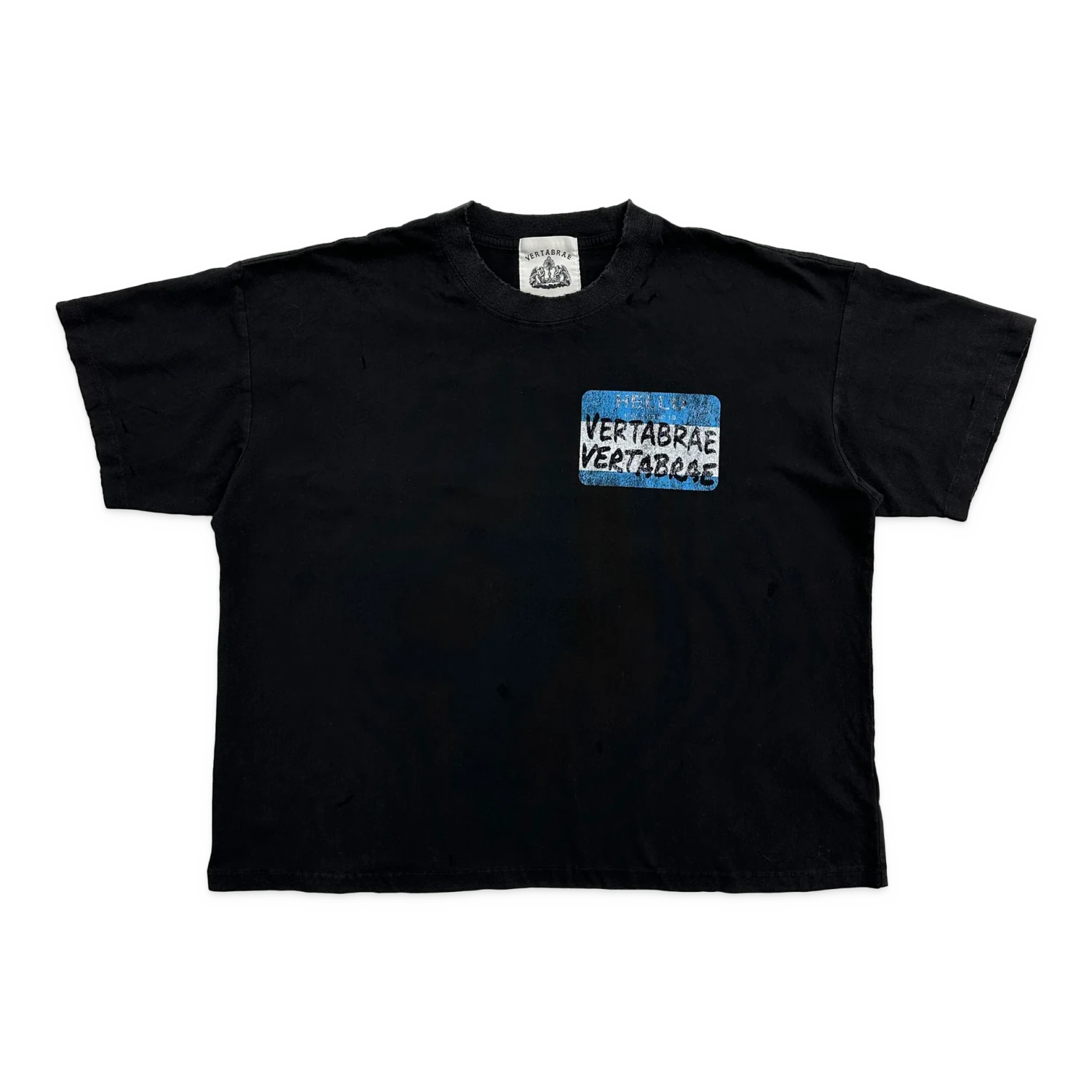 Vertabrae Hello My Name Is Vert T-Shirt Black