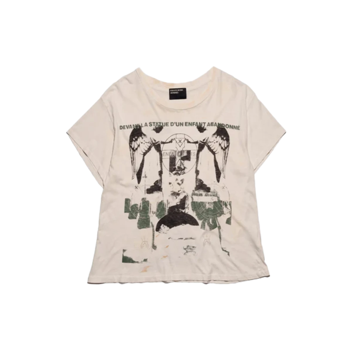 Enfants Riches Déprimés Nun Kicks Baby T-Shirt Dirty White