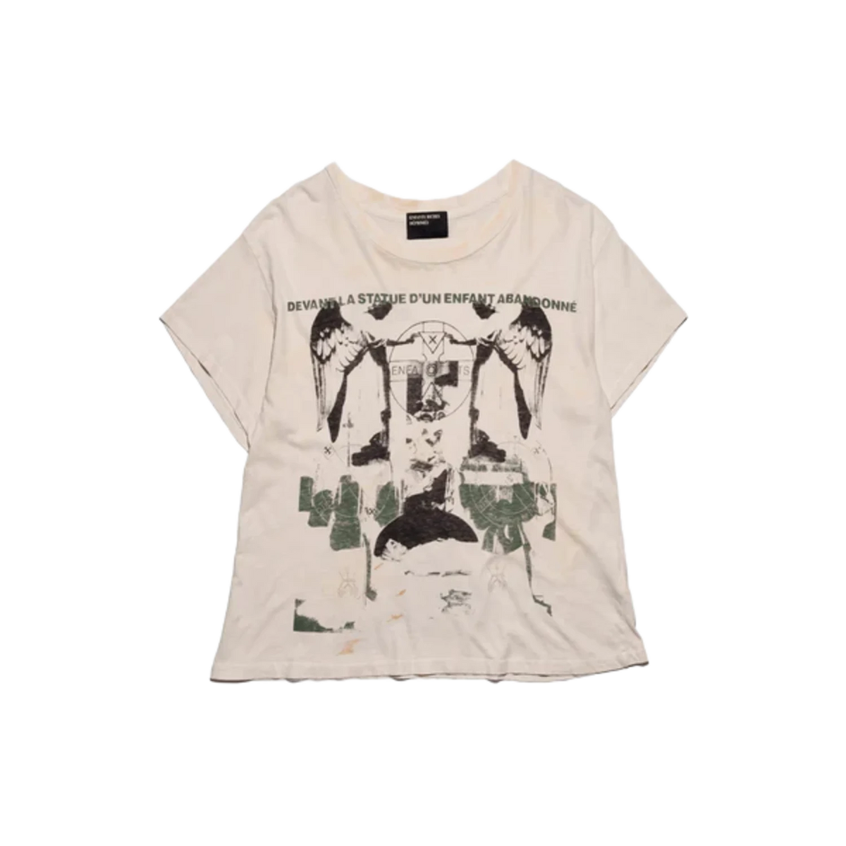 Enfants Riches Déprimés Nun Kicks Baby T-Shirt Dirty White