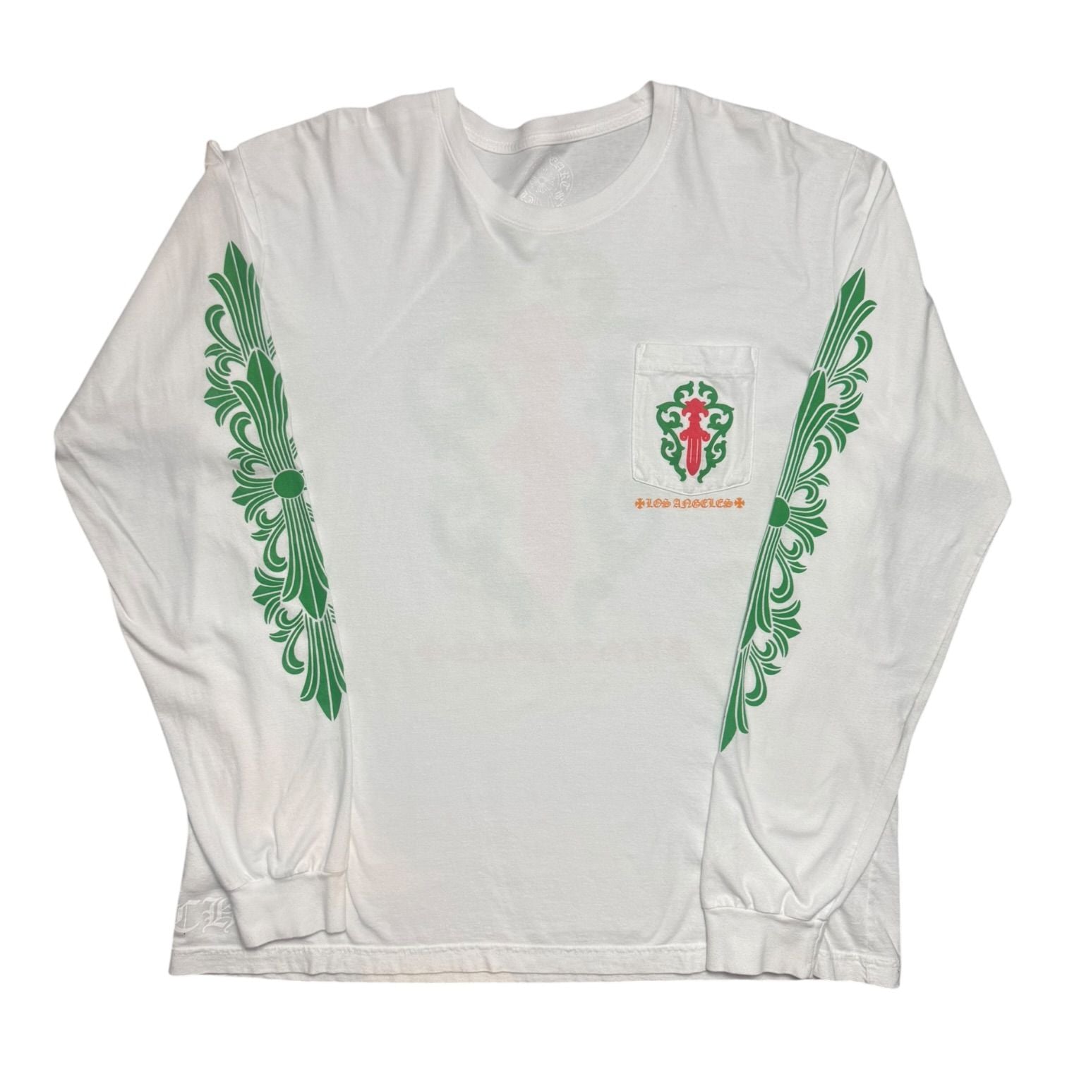 Chrome Hearts Los Angeles Exclusive Christmas L/S T-shirt White
