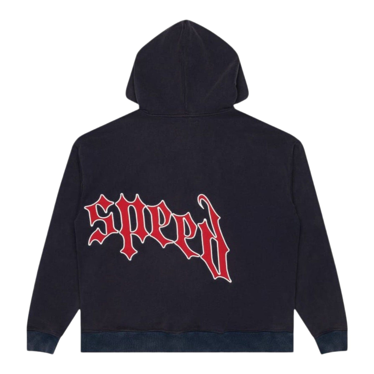 Godspeed OG Logo V2 Zip Up Hoodie Navy Red