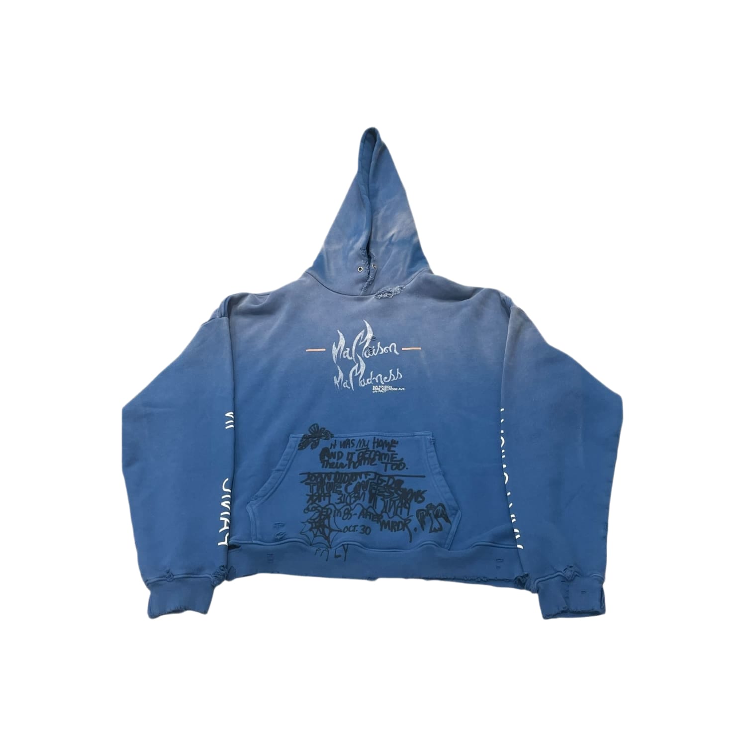 Paly Hollywood Ma Maison Hooded Sweatshirt Blue