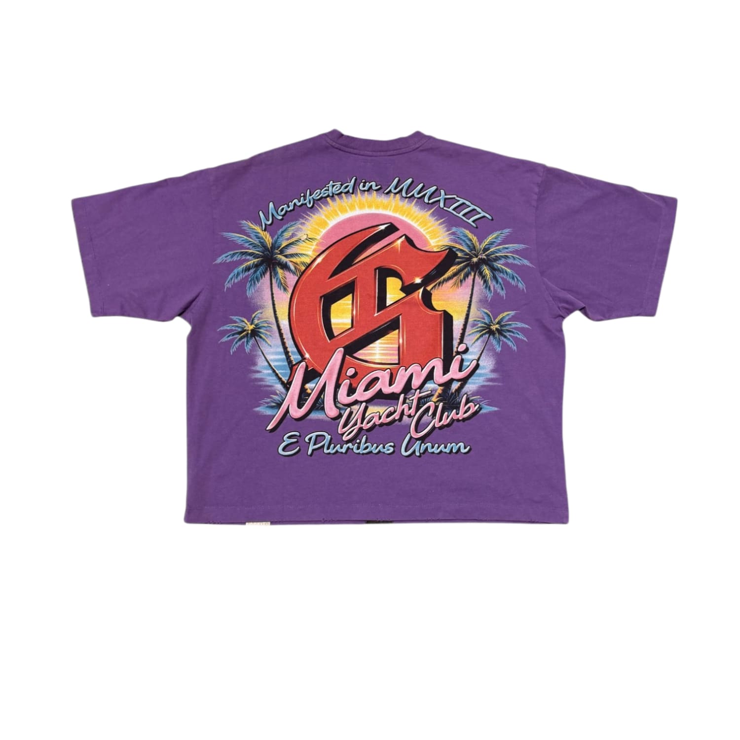 Godspeed Miami Yacht Tee Purple