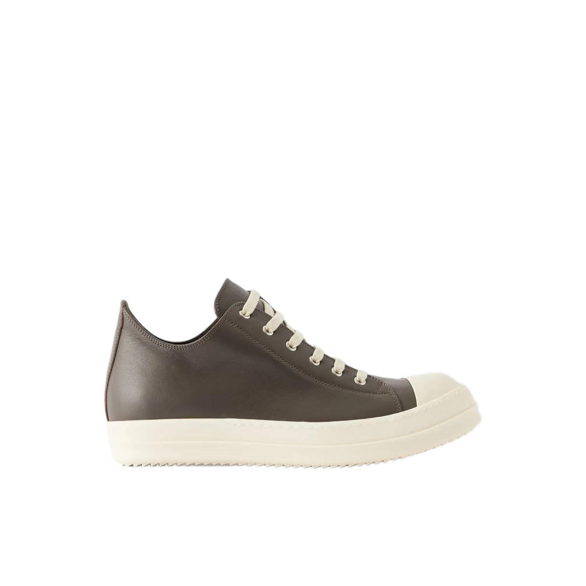 Rick Owens Ramones Leather Leather Low Grease Milk