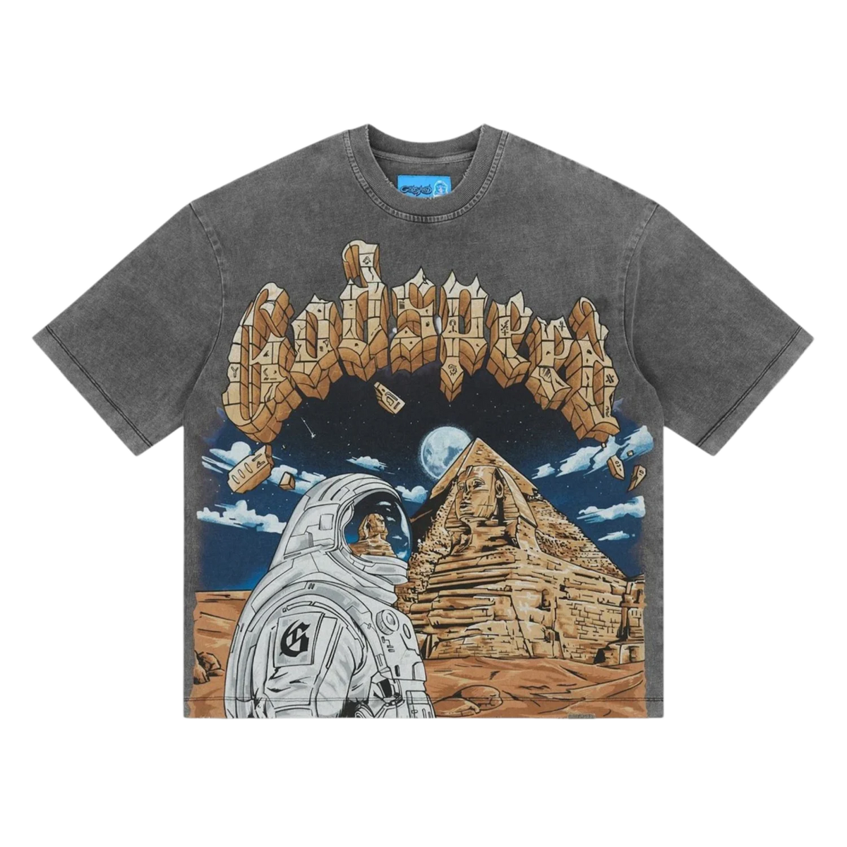 Godspeed Sphinx Guardian T-shirt Grey Wash