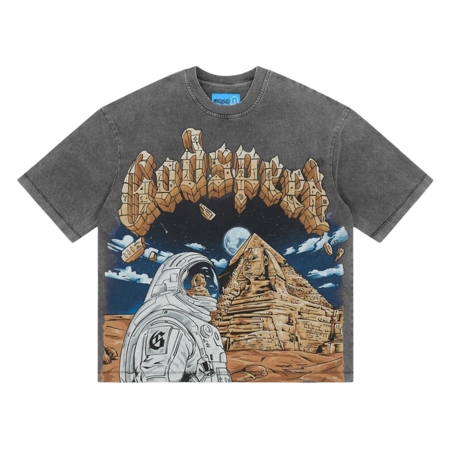 Godspeed Sphinx Guardian T-shirt Grey Wash