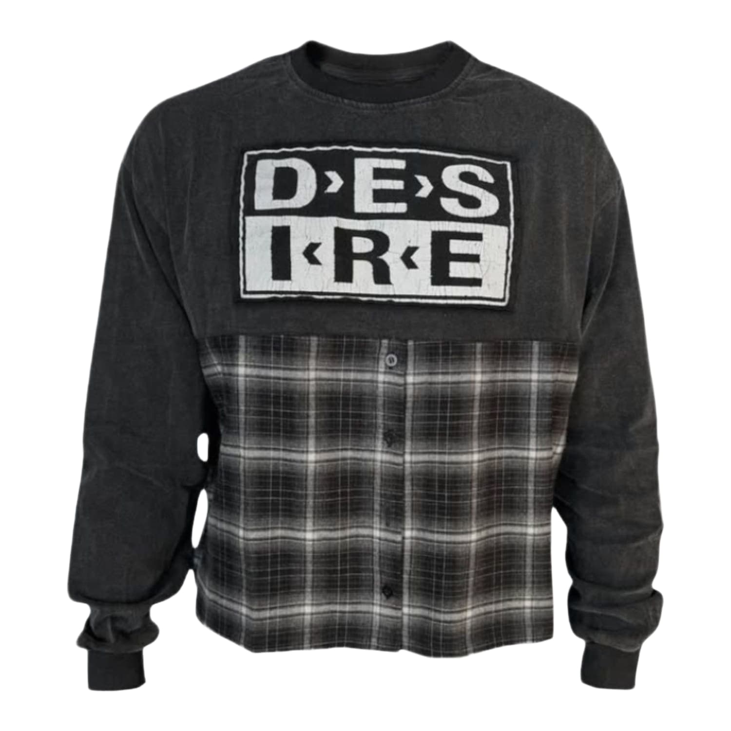 Bottega Desires Hybrid Flannel Longsleeve T-Shirt