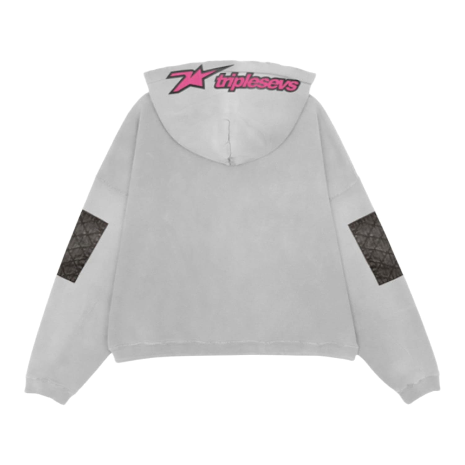 Triple Sevens Moto Vice Zip Up Hoodie Grey