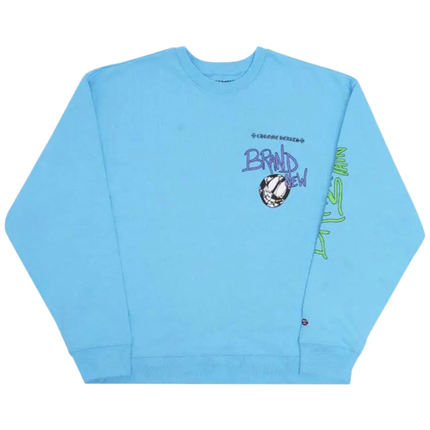 Chrome Hearts Matty Boy Brain Crewneck Blue