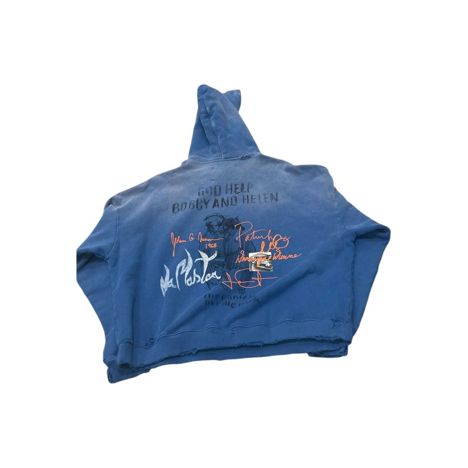 Paly Hollywood Ma Maison Hooded Sweatshirt Blue