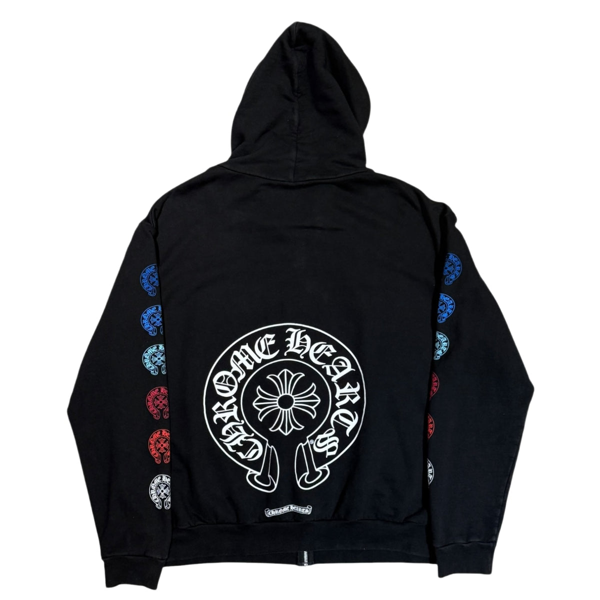 Chrome Hearts Multi color Horseshoe Logo Zip Up Hoodie