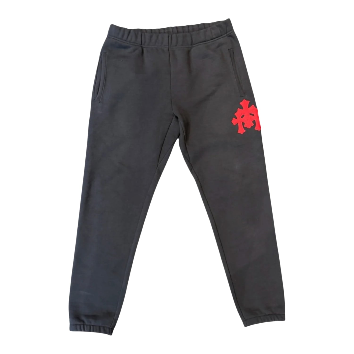 Chrome Hearts Paper Jam Sweatpants Navy Red