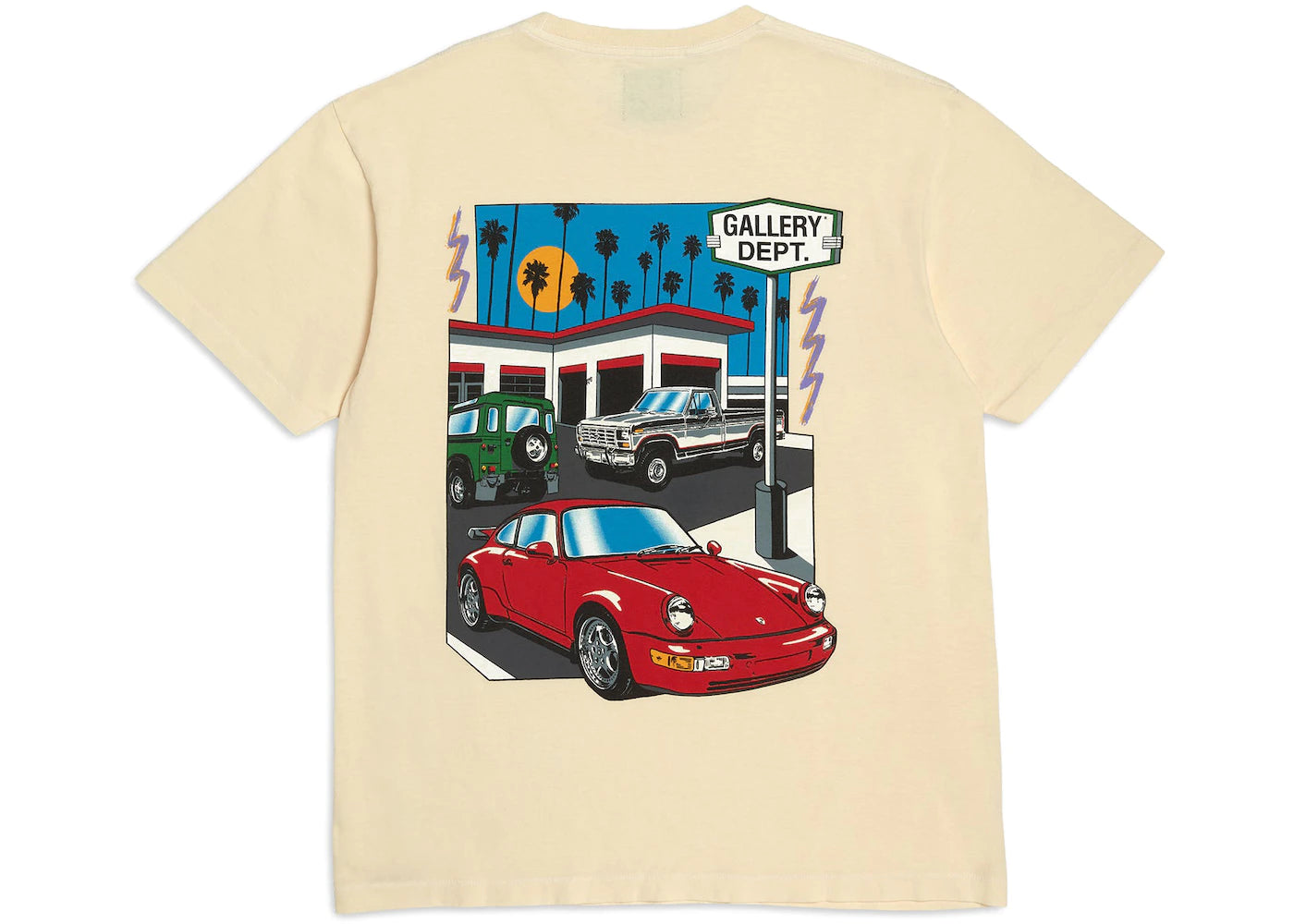 Gallery Dept. Drive Thru T-Shirt Cream