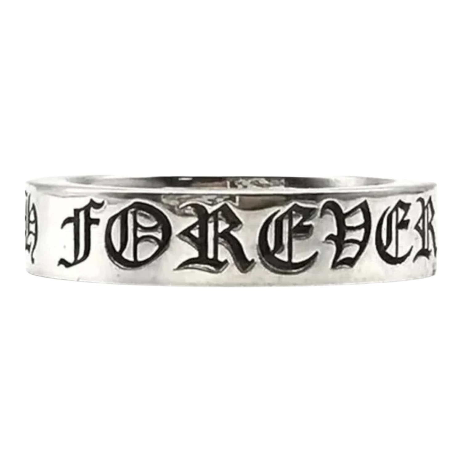 Chrome Hearts Silver Forever Ring - Size 11.5