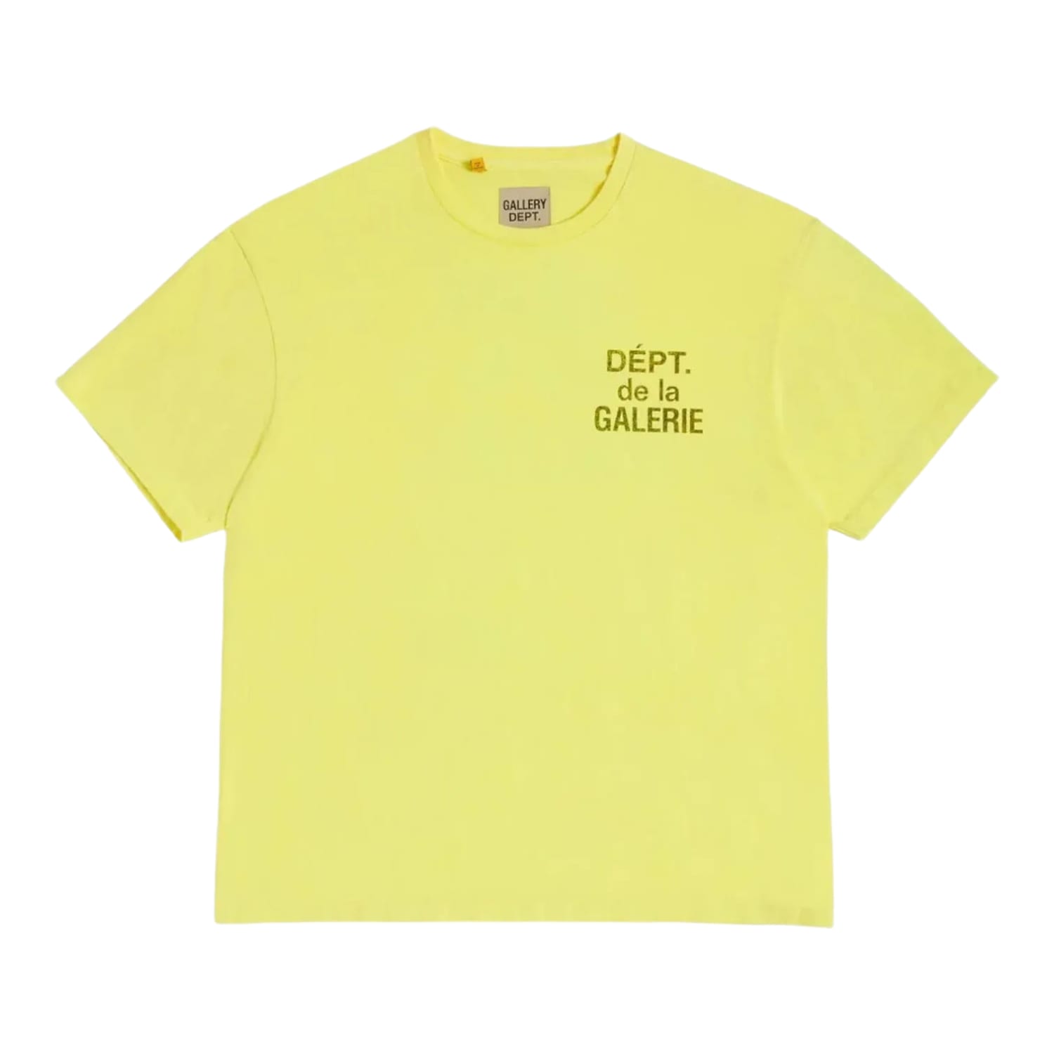 Gallery Dept. French T-Shirt Neon Yellow
