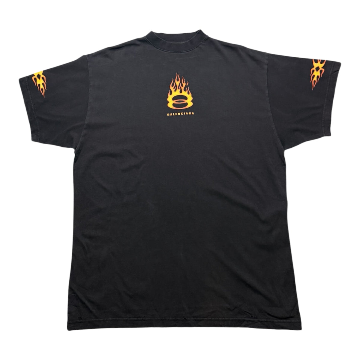 Balenciaga Burning Unity Tee Black