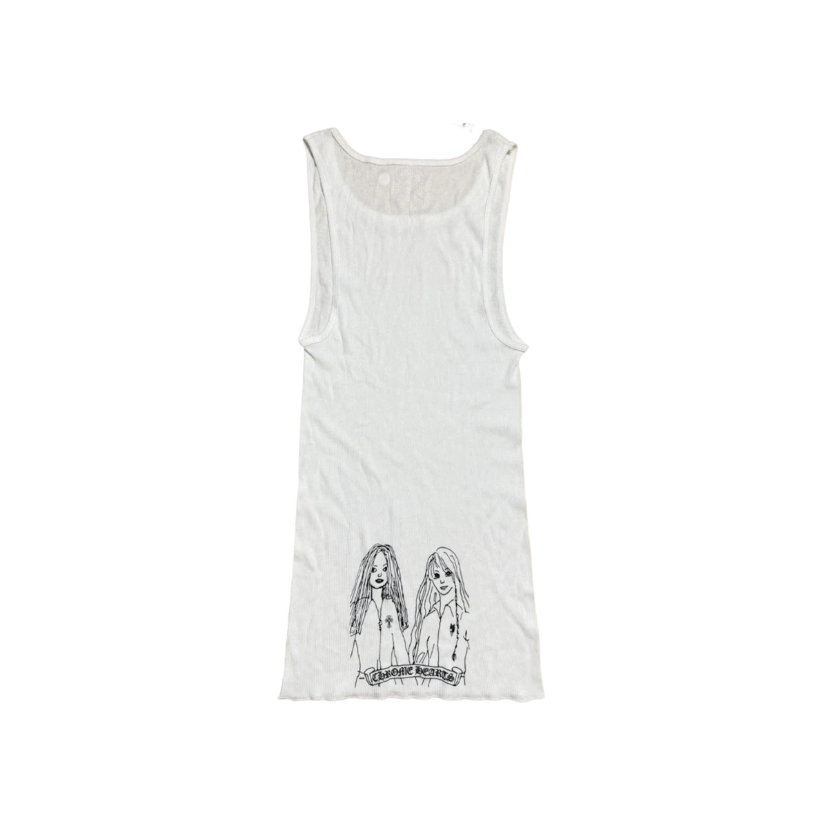 Chrome Hearts x Mayumi Tank Top White