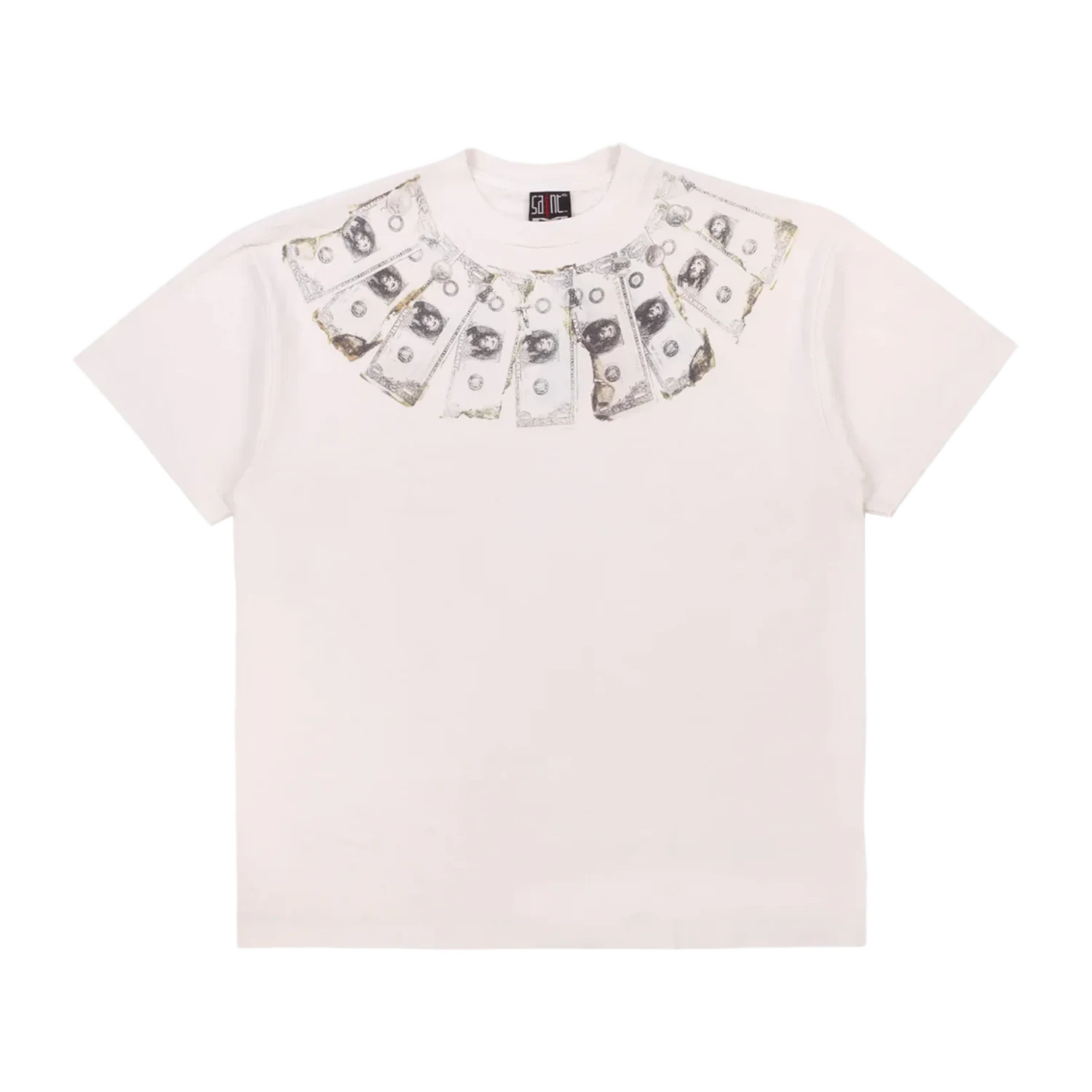 Saint Michael Money Tee Off White
