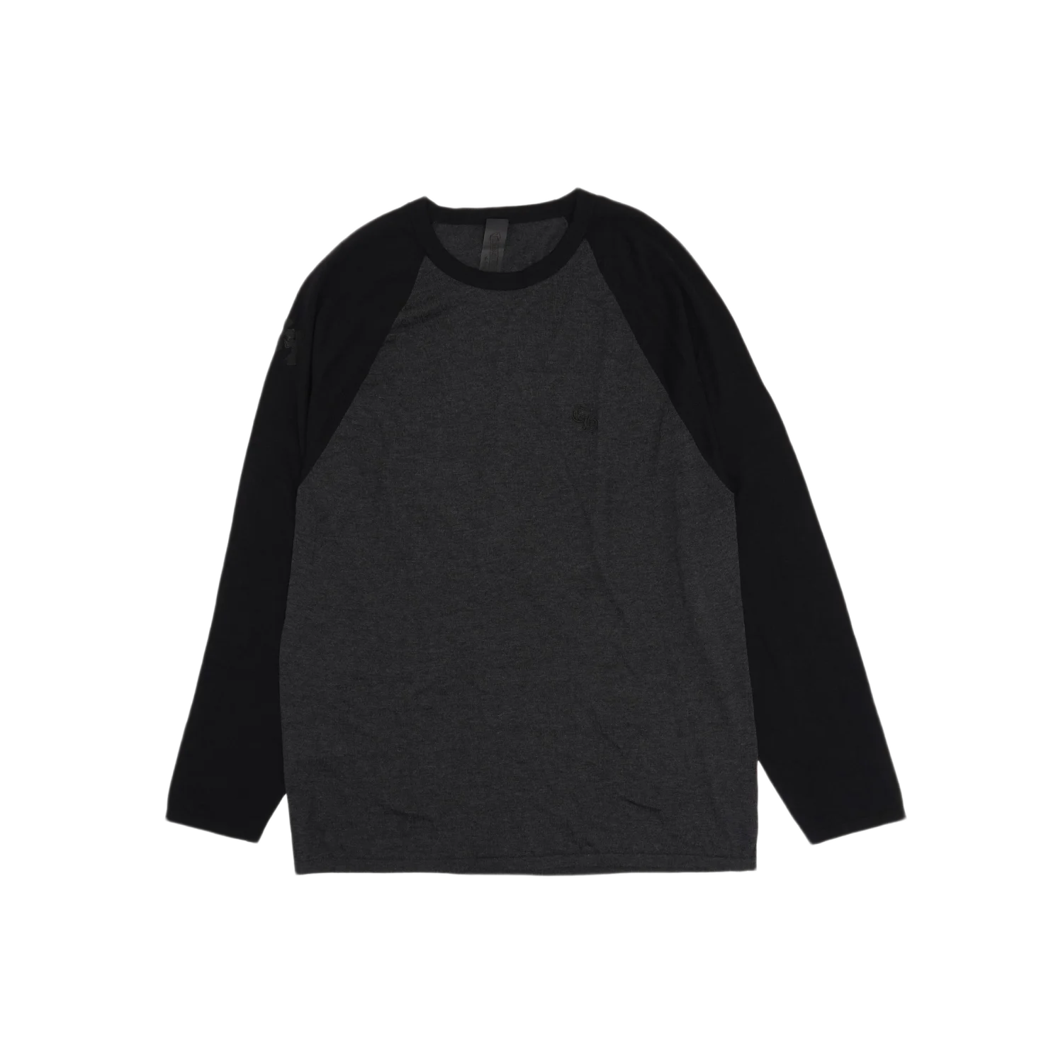 Chrome Hearts Silk Blend Cross Patch Long Sleeve Raglan T-Shirt