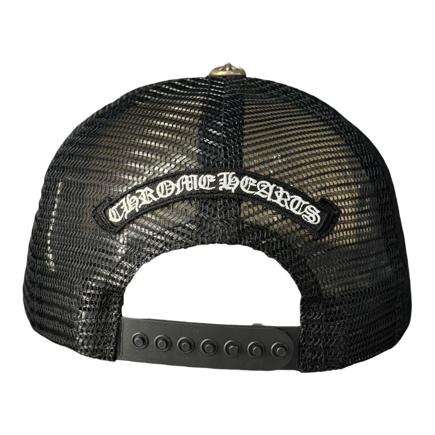 Chrome Hearts Multi Color Crosses Trucker Hat Black/White