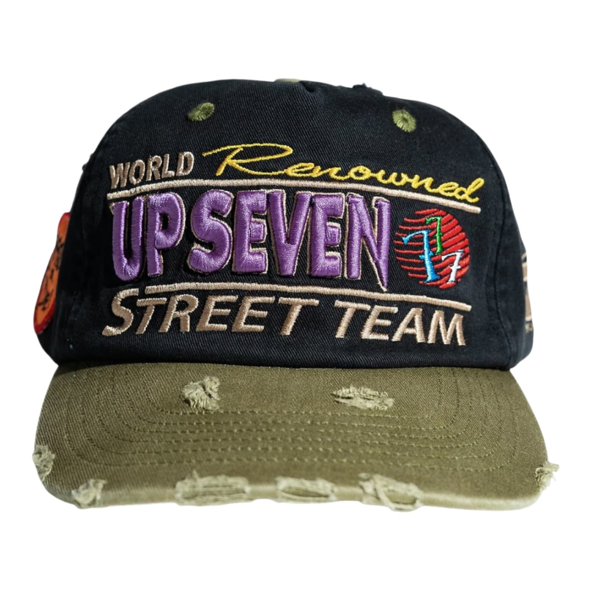 Up7Skate Intl street team snapback black/green