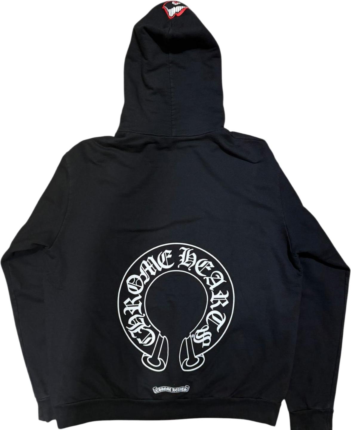 Chrome Hearts Matty Boy Chomper Horseshoe Hoodie Black