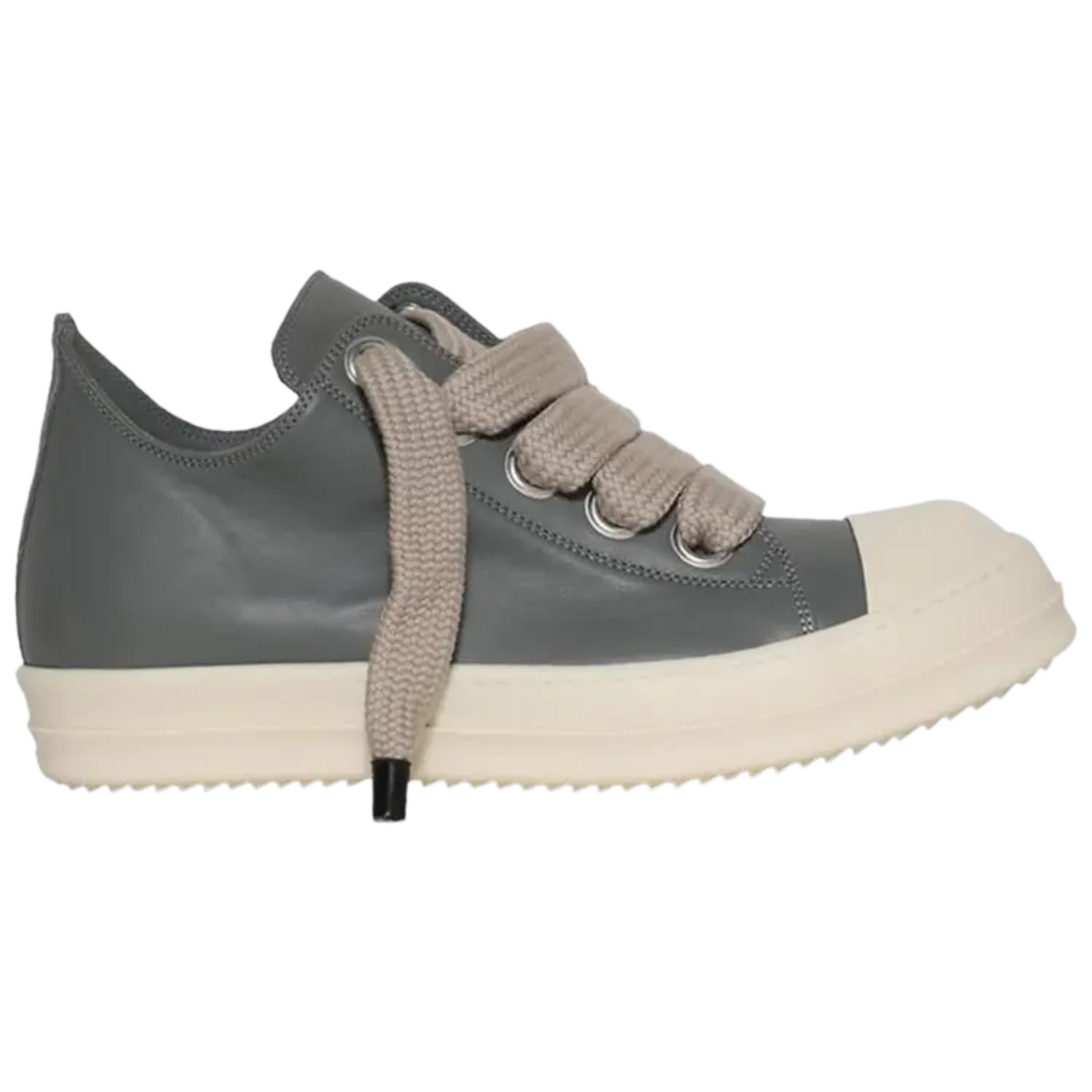 Rick Owens Mainline Jumbo Lace Low Washed Indigo Sneakers
