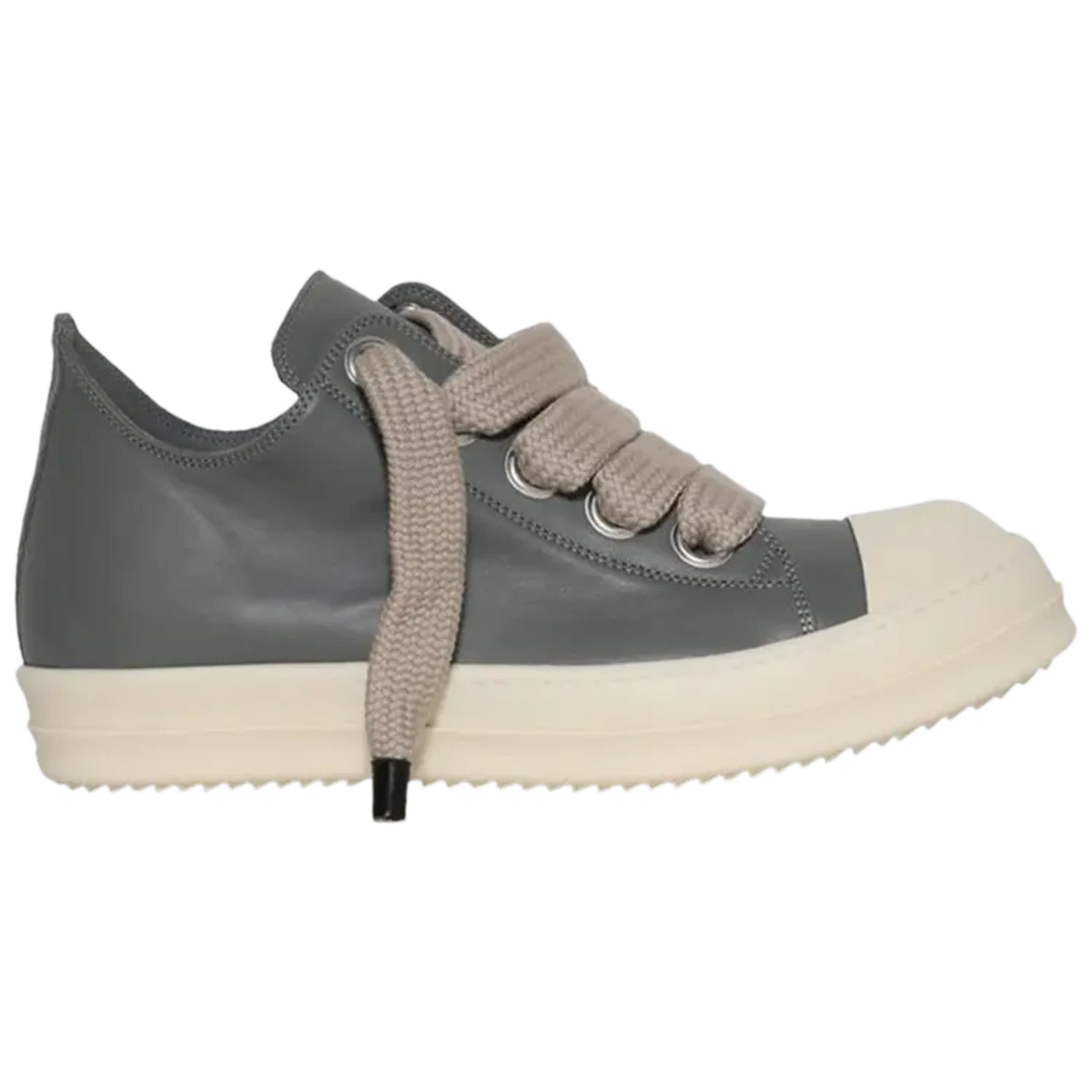 Rick Owens Mainline Jumbo Lace Low Washed Indigo Sneakers