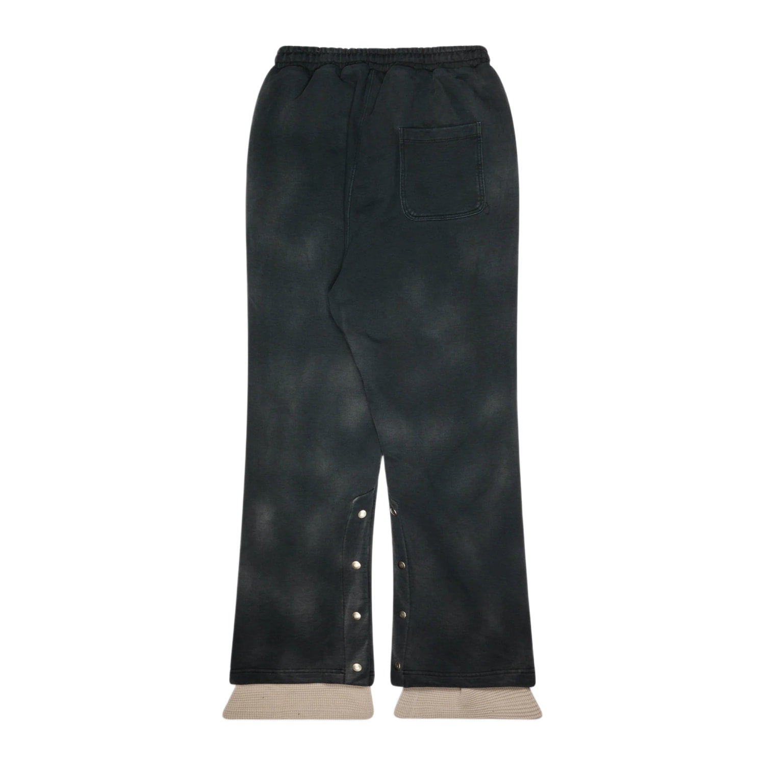 Satoshi Nakamoto Holy Ghost Layered Thermal Sweatpants Black