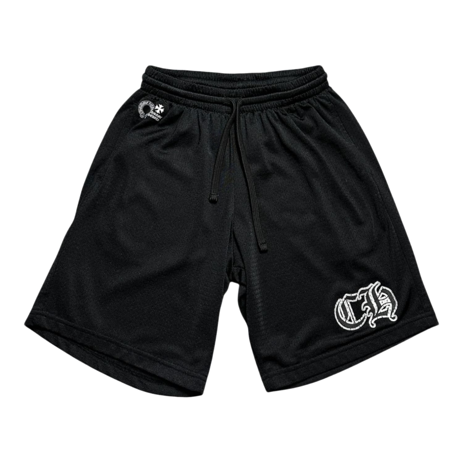 Chrome Hearts Mesh Varsity Shorts Black