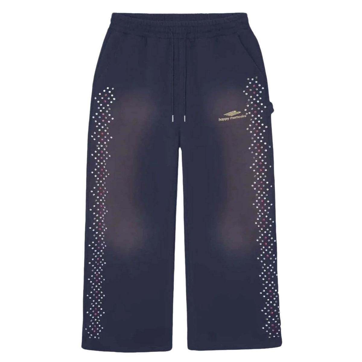 Happy Memories Don't Die HMDD Crystal Sweatpants Navy