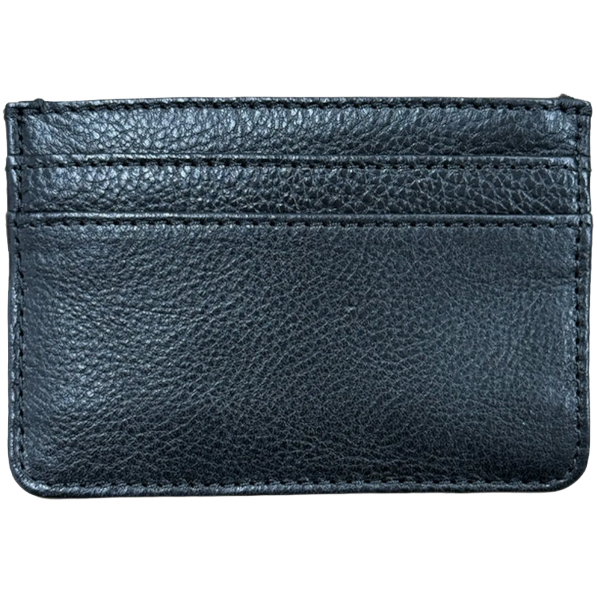 Chrome Hearts Black Chrome Hearts Scroll Leather Cardholder Black