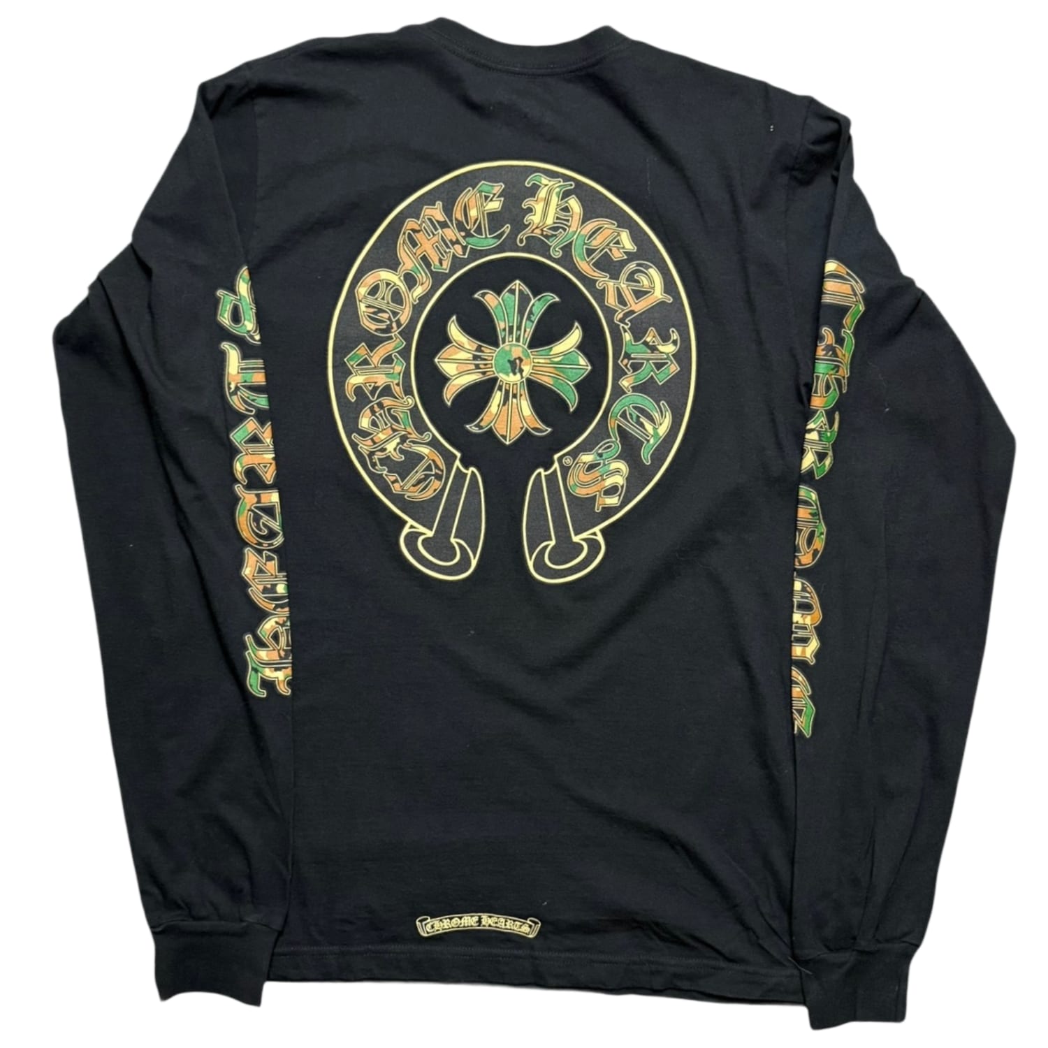 Chrome Hearts Triple Cross Camo L/S T-Shirt Black