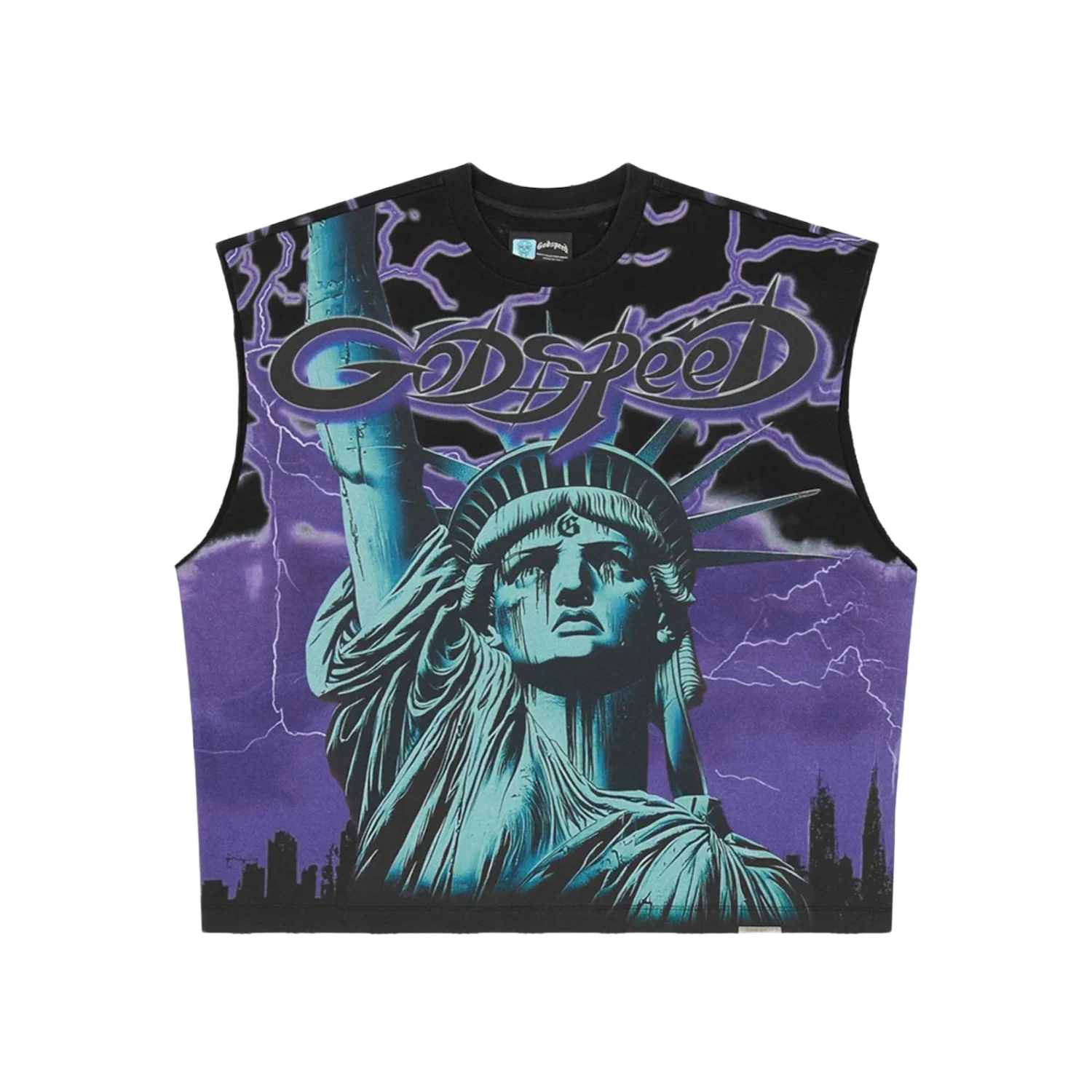 Godspeed Voltage Sleeveless T-shirt Purple